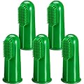 Boao 5 Pieces Dog Finger Toothbrush Silicone Tooth Cleaner Cat Teeth Cleaning
