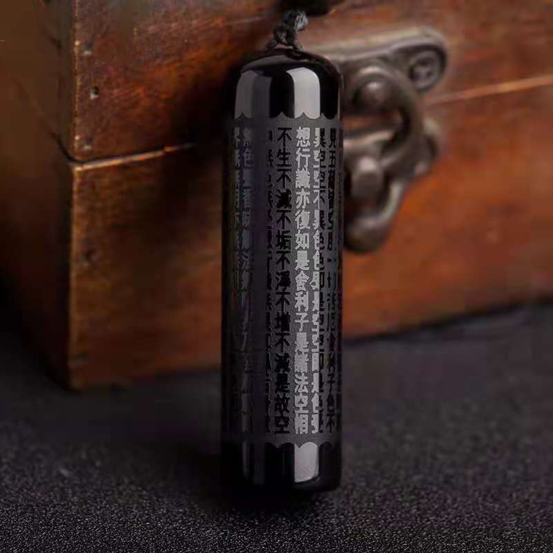 Black Obsidian Necklace Tiger Eye Gemstone Beads Crystal Stone Pendant Healing Chakra Mala Spiritual Necklace for Men Women3