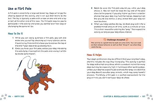 Happy Dog: 101 Easy Enrichment Activities for a Healthy, Happy, Well-Behaved Pup