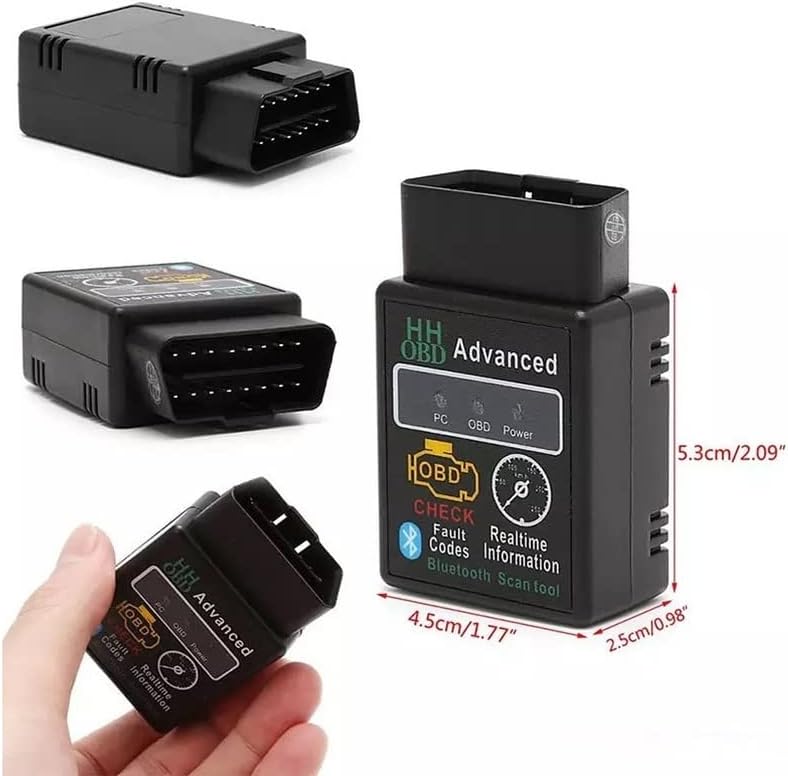 Advanced -OBD Bluetooth Auto Scanner -OBDII 2 Car ELM 327 Diagnostic Tool Scanner Interface Supports All -OBD2 Protocols Compatible with Octavia