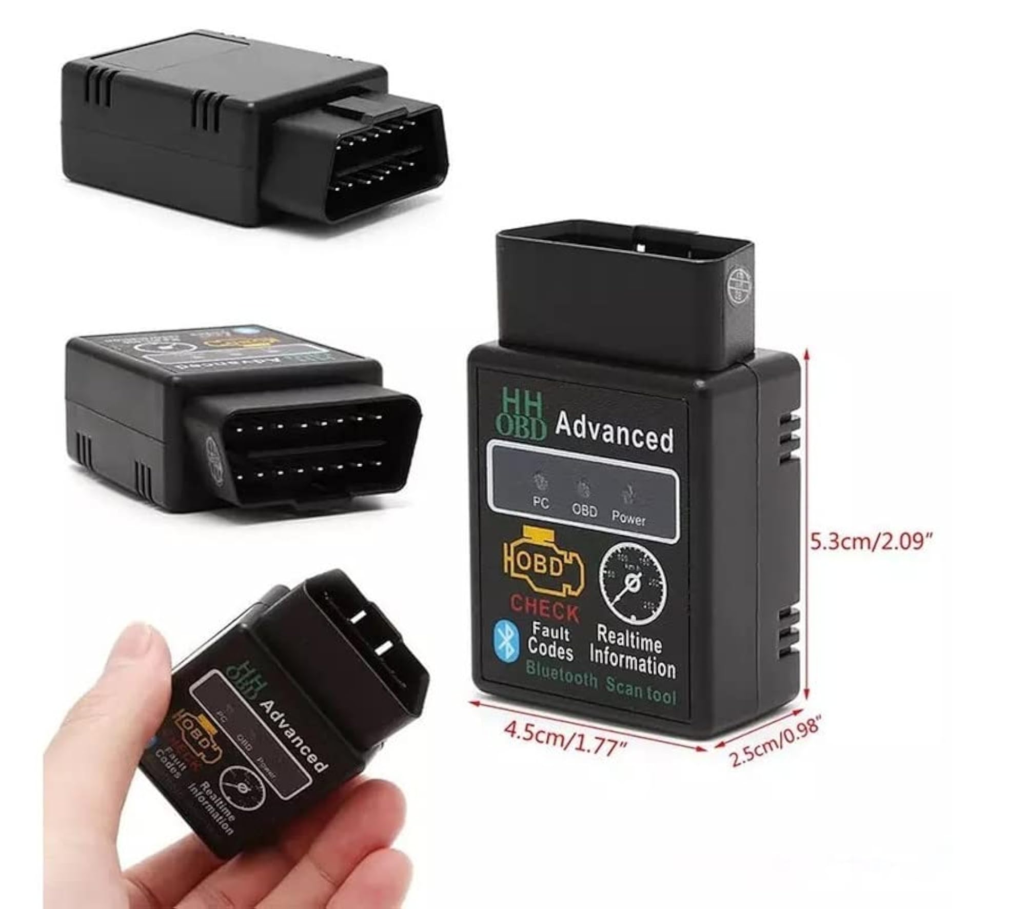Advanced OBD Bluetooth Auto Scanner Diagnostic Tool