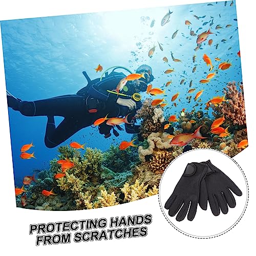 Guantes de buceo cómodos Yardwe térmicos para natación adultos y pesca 3