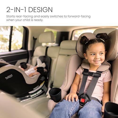 Image of Britax Galaxy360 Slim Rotating Convertible Car Seat - Teak