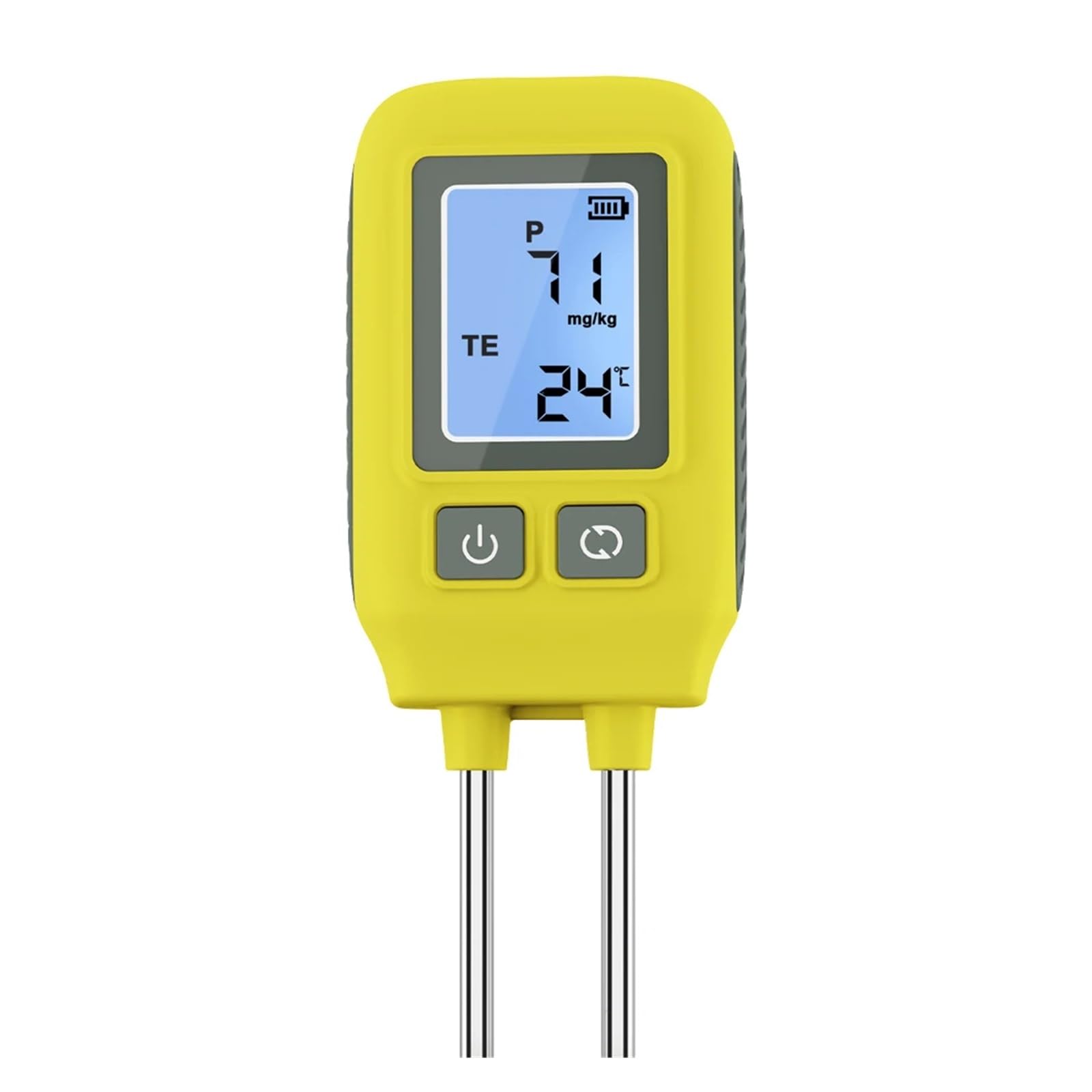 Miernik gleby, Tester NPK gleby LCD Podświetlenie detektora gleby 4 w 1 Nawóz glebowy Miernik składników odżywczych Analizator temperatury NPK do szklarni Great Garden, Wykorzystanie trawnika