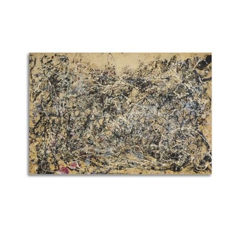Impression sur toile Jackson Pollock numéro 1A pour salon moderne