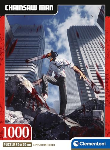 CLEMENTONI Compact 1000 pièces Chainsaw Man - vue 2