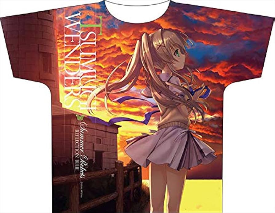 Summer Pockets 久島鴎 フルグラフィックTシャツ サマポケ 限定品