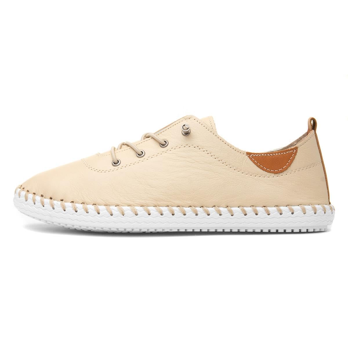 LunarSt Ives Leather Plimsoll