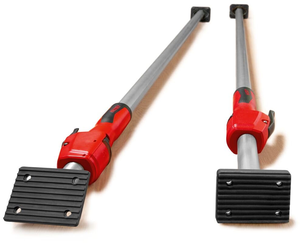 BESSEY Support de plafond et de montage STE150 avec poignée de pompe, distance de réglage 900-1500 mm, construction extrêmement stable grâce à des tubes en acier très résistants, utilisation à une