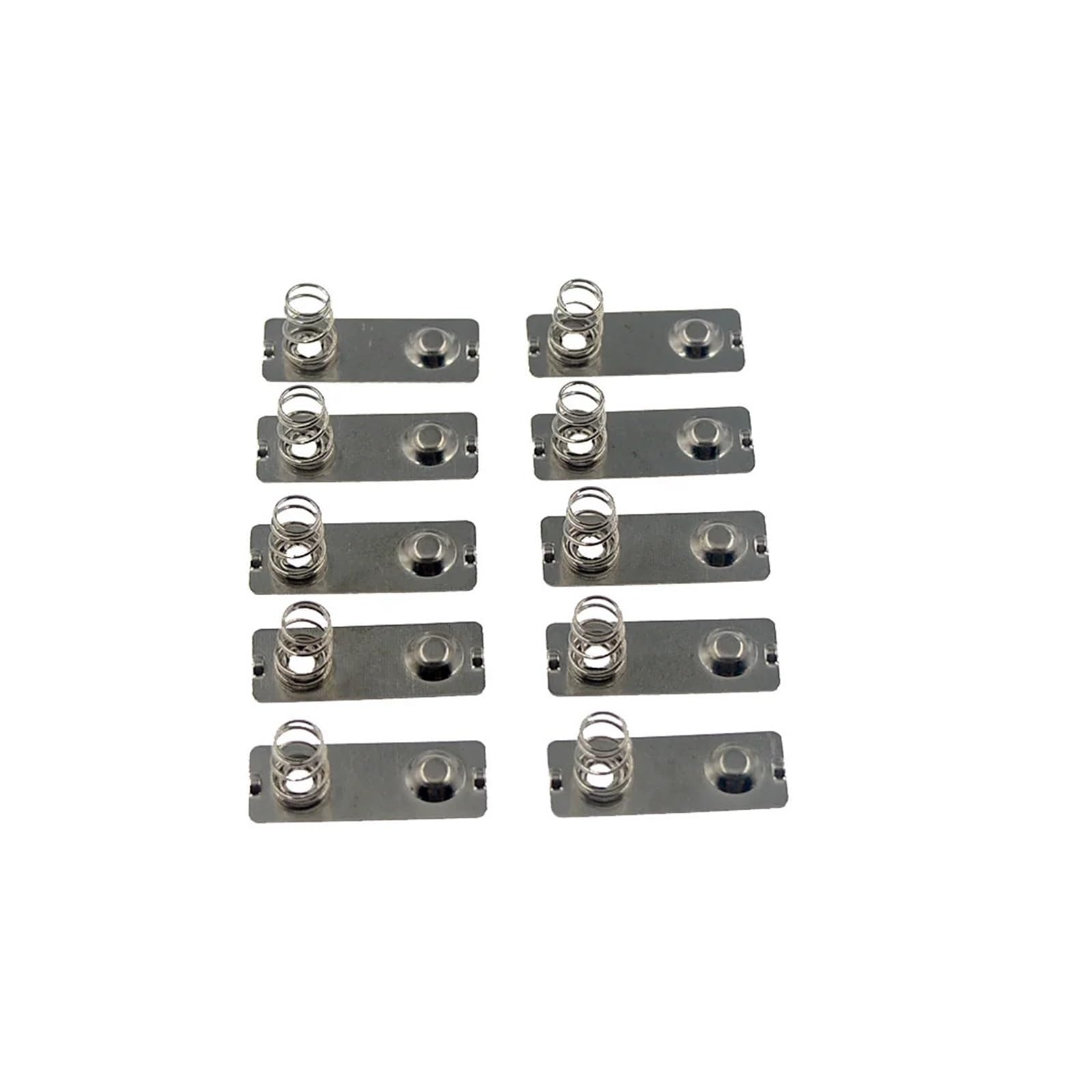 Piles Métalliques De Remplacement, 10 Pièces, Plaque De Contact à Ressort, Batterie En Argent, Shrapnel Pour Piles AA AAA, Plaque De Contact à Ressort