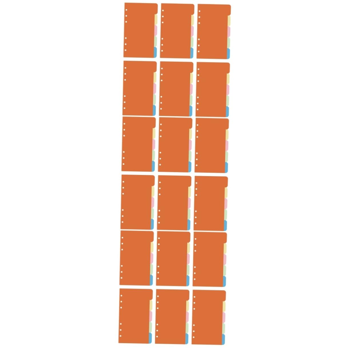 SHINEOFI 90pezzi Divisori Colorati Per Raccoglitori Con Linguette Di Kit Per Scuola e Ufficio Per Organizzare Note e Documenti Con Stile