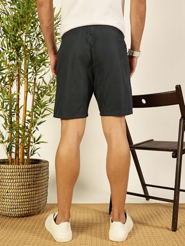 Image of Thomas Scott Men's | Solid | Chino Shorts | Regular Fit | 100% Cotton | Above Knee | Casual Short