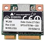  Shiwaki Carte WiFi sans Fil AR9435 / AR5B125 675794-001 670036-001 pour HP