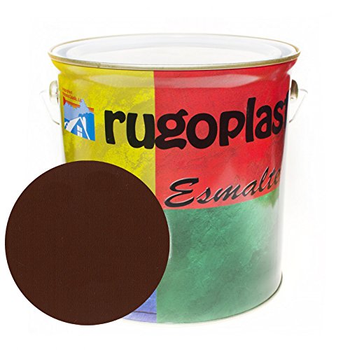 Pintura esmalte sintético de alta calidad ideal para pintar hierros, rejas, portones, puertas, ventanas, madera... Brillante / Satinado / Mate / Forja / Aluminio Plata / Metalizado Varios Colores (0,750Ml, Pardo Brillo) Envío GRATIS 24 h.