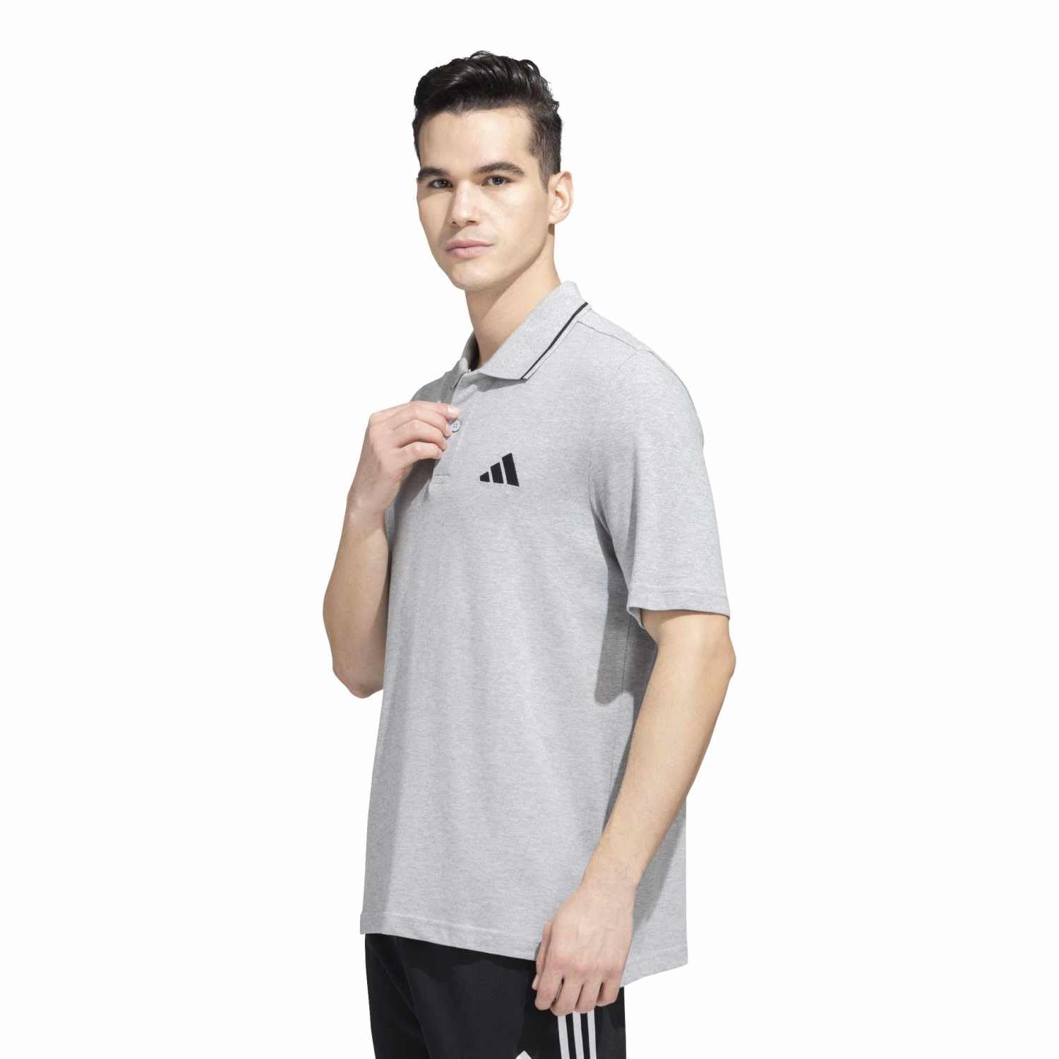 adidas Men’S Polo Shirts | M Sl Pq Ps | Grey |-picture-14
