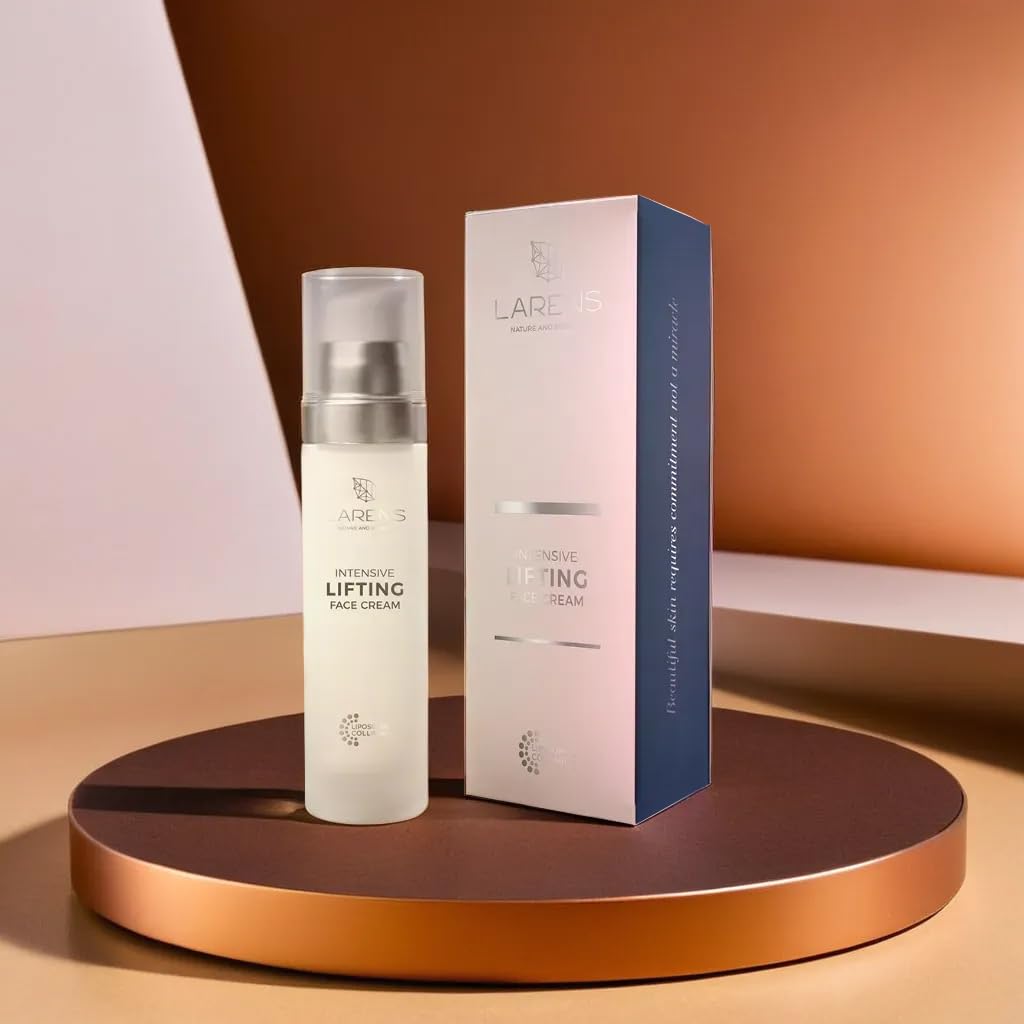 Larens Intensive Lifting Gesichtscreme, Anti-Aging-Feuchtigkeitscreme mit liposomalem Kollagen-Komplex und Hyaluronsäure, 50 ml
