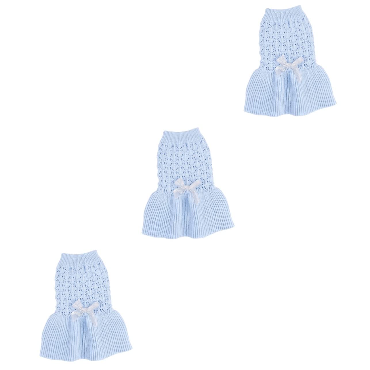 Pull pour animaux de compagnie et chats robe printemps vêtement laine chiot S