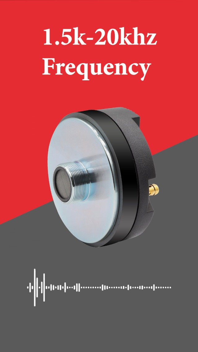 5 CORE Horn Speaker Tweeter Compression Driver 1.75 Inch Titanium