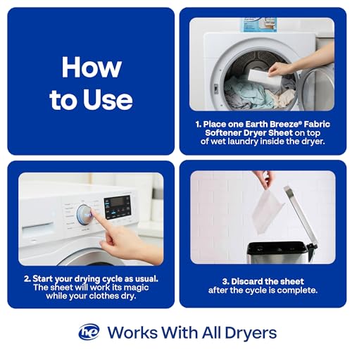 30% Off Earth Breeze Fragrance-Free Fabric Softener Dryer Sheets