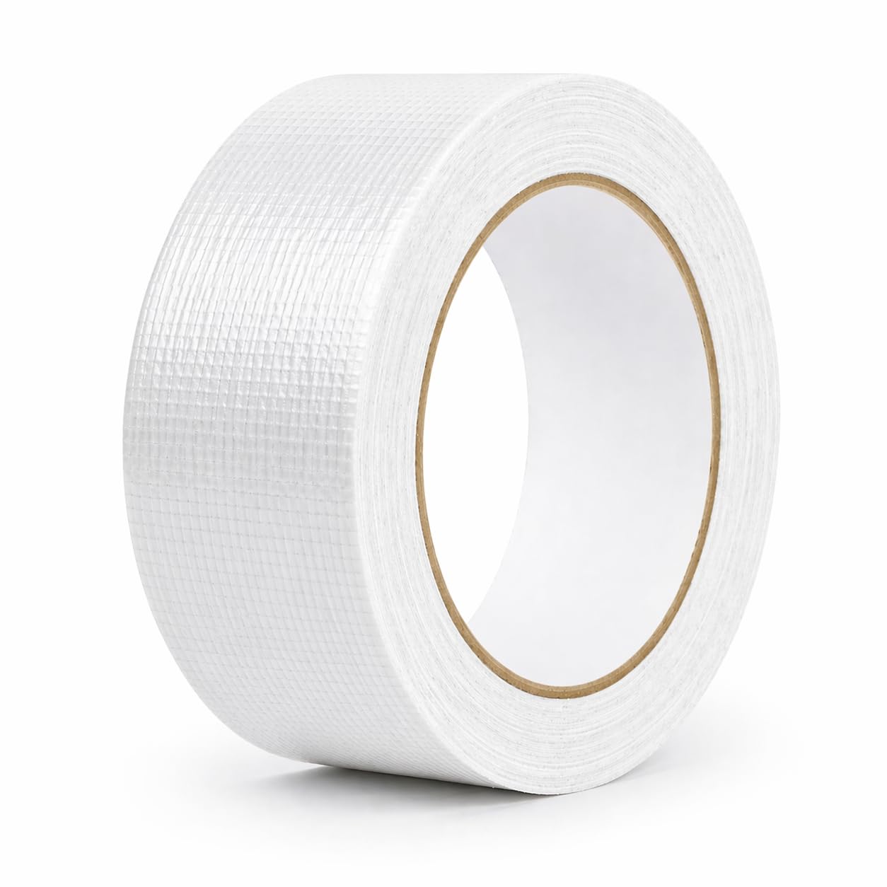 Sixhawks Duct Tape Heavy Duty Waterproof Gaffer Tape Strong Adhesive Cloth Repair Tape for Indoor Outdoor DIY Use Easy Tear High Tensile Strength No Residue SuperSticky (48MMx10M) (white)