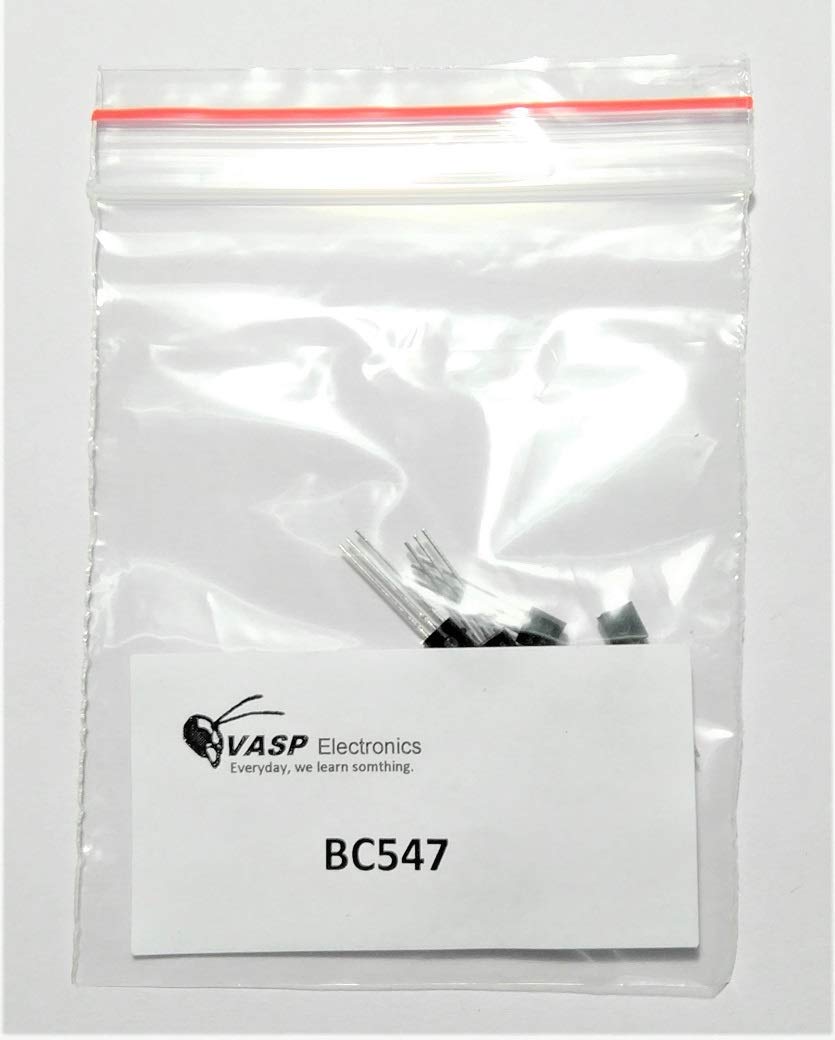 Vasp Electronics BC547 Transistor NPN General Purpose - Pack of 10 (B07H8MD51P) Amazon Price History, Amazon Price Tracker