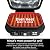 Ninja IG601 Foodi XL 7-in-1 Electric Indoor Grill Combo, use Opened or Closed, Air Fry, Dehydrate & More, Pro Power Grate, Flat Top Griddle, Crisper, Black, 4 Quarts