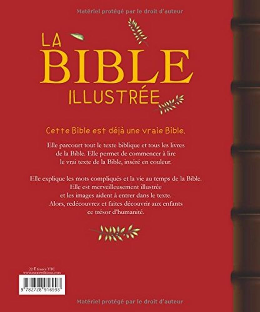 La Bible illustrée (couleur de couverture varié)