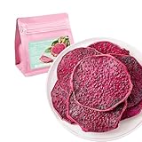 Dried Dragon Fruit Slices, Soft and Chewy, No Sugar Added Dried Dragon Fruit for Garnishing, Baking, Cake Individually Packed 100g
