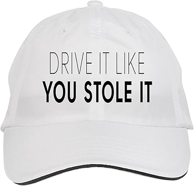 Makoroni - Drive IT Like You Stole IT Hat Adjustable Cap, Desy78 White