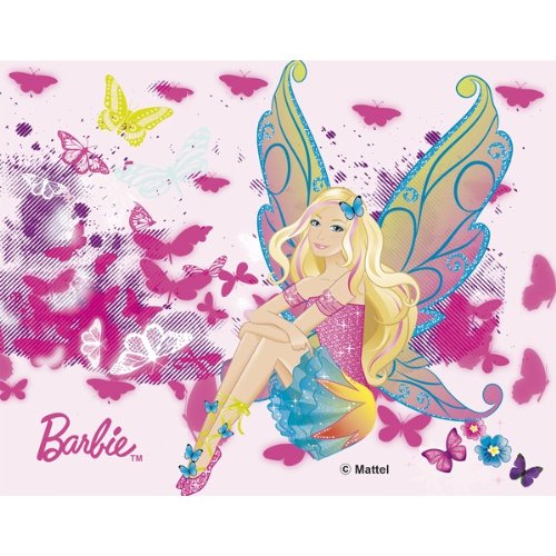Dekoback Tortenaufleger Schmetterling-Barbie, 1er Pack (1 x 14 g Karton