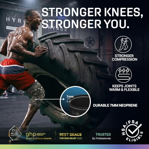 Image of Modvel Strength 7mm Knee Sleeves (Pair) for Weightlifting & Powerlifting (USPA, IPL Approved) | High-Performance Knee Compression Support For Squats, Weight Lifting - Men and Women