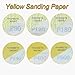 61-Pack Sanding Paper Set with Tools, Viaky 3.66x1.18'' Sandpaper Mixed 80/120/180/240/400/600, 10PCS Assort Grit Each, Hook and Loop Sand Paper for Car, Wood, Wall, Corner Polishing Buffing