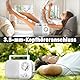 Tragbares Radio AM,FM,SW,UKW Kofferradio Netz und Batteriebetrieb, mit Bestem Empfang, Eingebautem Lautsprecher, Kopfhöreranschluss, fürZuhause/Outdoor/Camping/Notfall（Weiß）