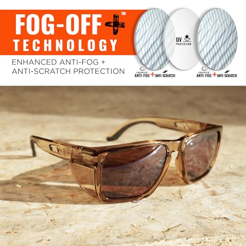 Image of Ergodyne Skullerz SIXTEN Safety Sunglasses with Side Shields, Anti Fog