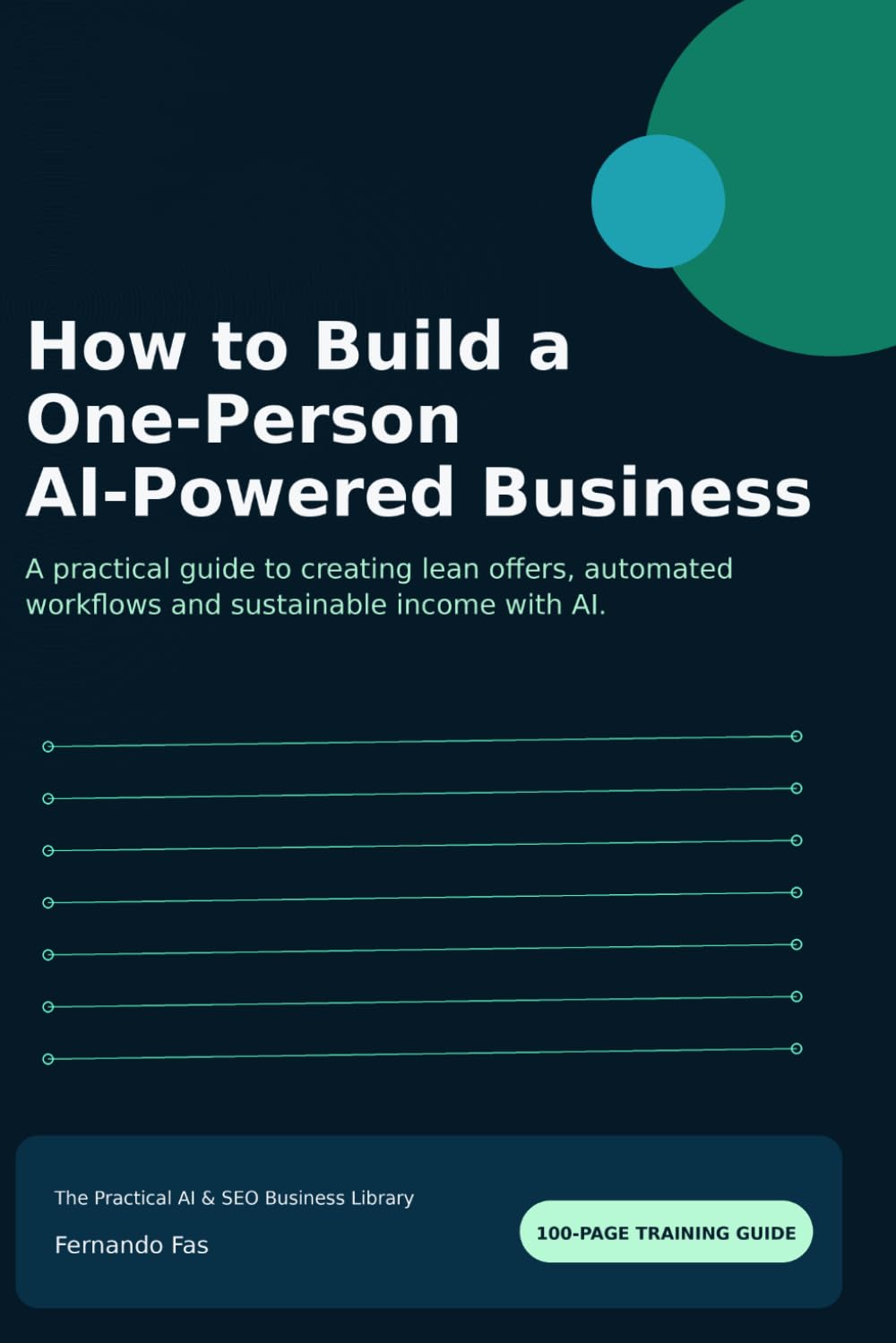 How to Build a One-Person AI-Powered Business: A practical guide to creating lean offers, automated workflows and sustainable income with AI. (The Practical AI & SEO Business Library)