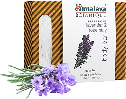Himalaya Botanique Refreshing Lavender & Rosemary Body Bar For Calming Comfort & Ultra Moisturized Skin, 4.41 Oz #TOP5
