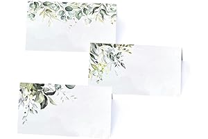 Watercolor Pattern Name Cards for Table Setting