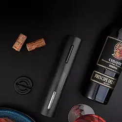 Abridor de Vinho Elétrico a Pilhas Premium – Automático e Prático para Abrir Garrafas sem Esforço