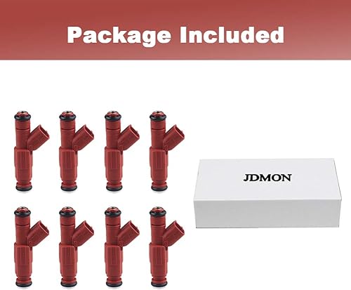 Miniatura 7 de JDMON Compatible con inyectores de combustible Dodge Ram 1500 2500 3500 Van Pickup Dakota Durango 3.9L 5.2L 5.9L 2000-2003 Reemplazar 0280155934