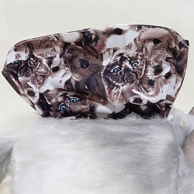 Image of Realistic Puffy Plush Cat Shaped Crossbody Handbag for Women, Realistic Cat Bag Realistic Cat Purses for Women, White