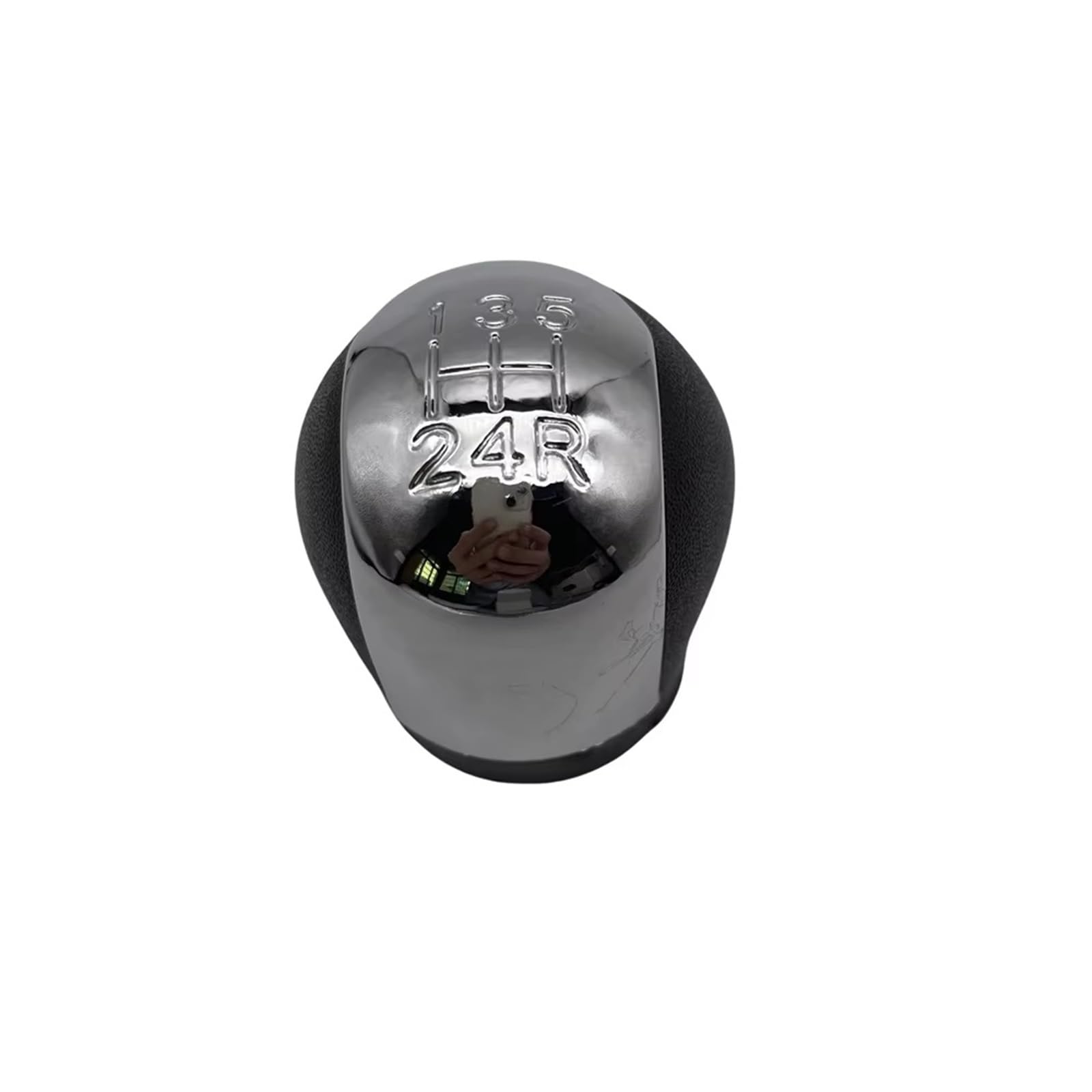 YLMKMVLCZC 5/6 Speed Gear Shift Knob for Signum Vectra Corsa B C Astra F G Zafira Lever Pen Shifter Handball Chrome Gear Shift Knob Lever