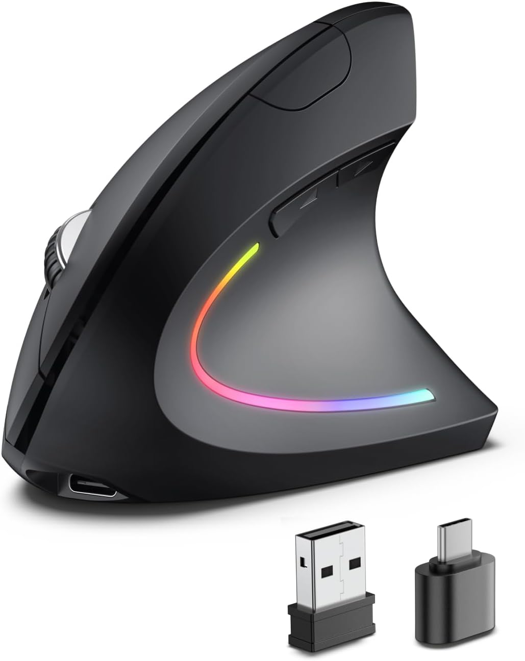 Ergonomic Wireless Rechargeable Mouse