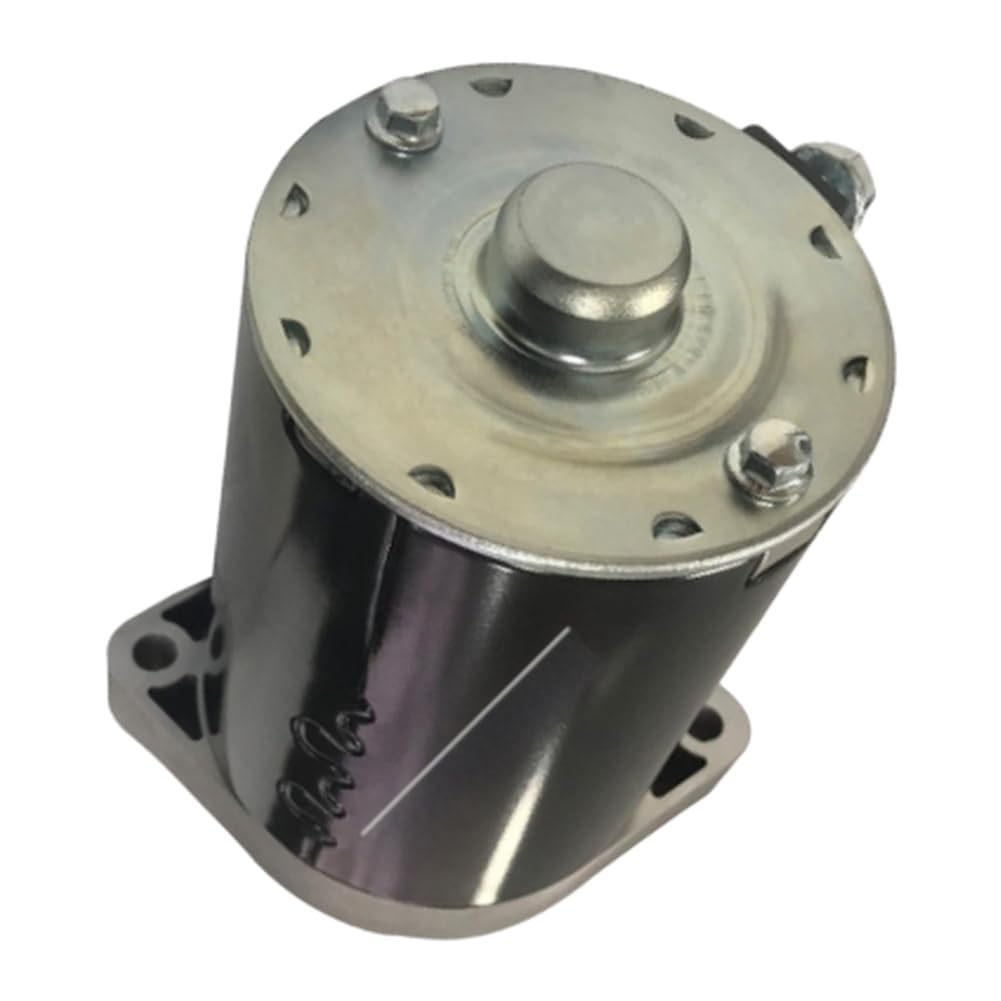 Rasenmäher-Anlassermotor mit 10 Zähnen für Kawasaki Modelle 21163-0727, 21163, 7024, 7035, 0711, passend für FS481V, FS541V, FR600V, FR691V, robuster Ersatz aus Eisen und Kunststoff