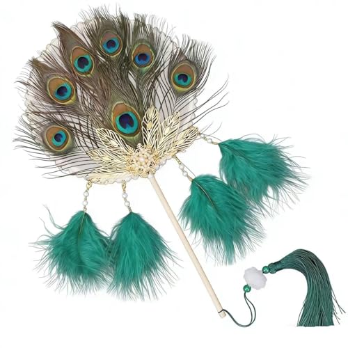 Un Ventilador Hecho a Mano en China, un Ventilador Pluma Redonda for sesión de Fotos, Accesorios for actuaciones en Escenario y plumón