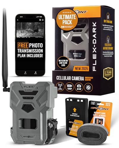 SPYPOINT Flex-Dark Cellular Trail Camera Ultimate Pack