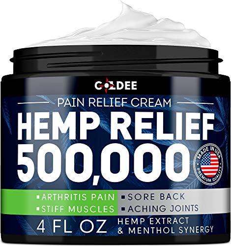 Coldee Pain Relief Hemp Oil Gel - 500,000 MG, 4 OZ - Max
