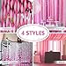 PartyWoo Crepe Paper Streamers 10 Rolls 820ft, Pack of Crepe Paper Streamers in Pink Shades Color, Crepe Paper for Birthday Decorations, Party Decorations, Wedding Decorations (1.8 in x 82 Ft/Roll)