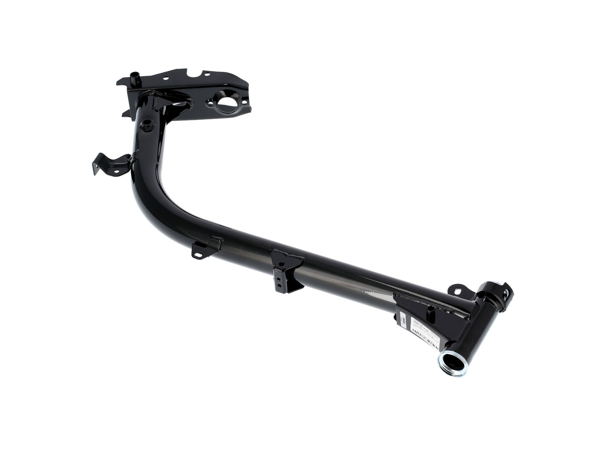 MZA Rahmen, mit Knotenblech Enduro, ohne Typschild, Schwarz - Simson S50, S51, S53, S70, S83