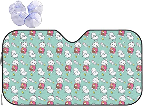 タイニーポエム1 車用 サンシェード ベーシック 車フロントガラス用サンシェード 日よけ 簡単取付 おしゃれ かわいい 人気 アニメ