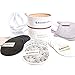 Produktbild Reusable Bamboo Eco Cotton Rounds by BOHO EARTH | Cleansing & Makeup Remover Set | 15 Ultra Soft Washable Face Pads with Exfoliating Glove, Laundry Bag, Travel Bag and Bathroom Storage Dispenser